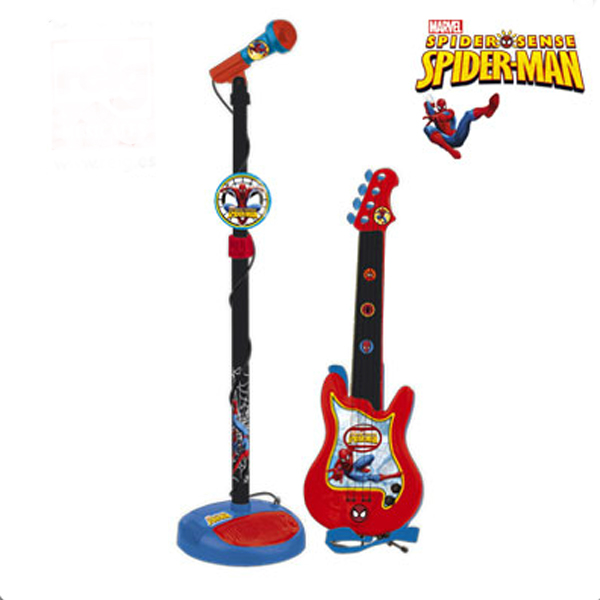 Set Chitara Si Microfon Spiderman buy4baby.ro imagine noua