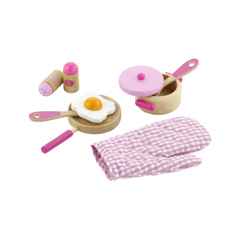 Set accesorii pentru gatit – roz, viga buy4baby.ro imagine noua