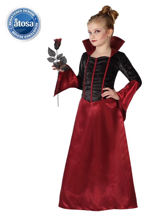 Costum copil vampirita regala 8-10 ani