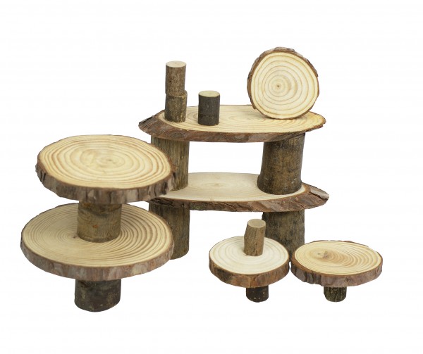 Set joaca lemn Saica Montessori mini world 1