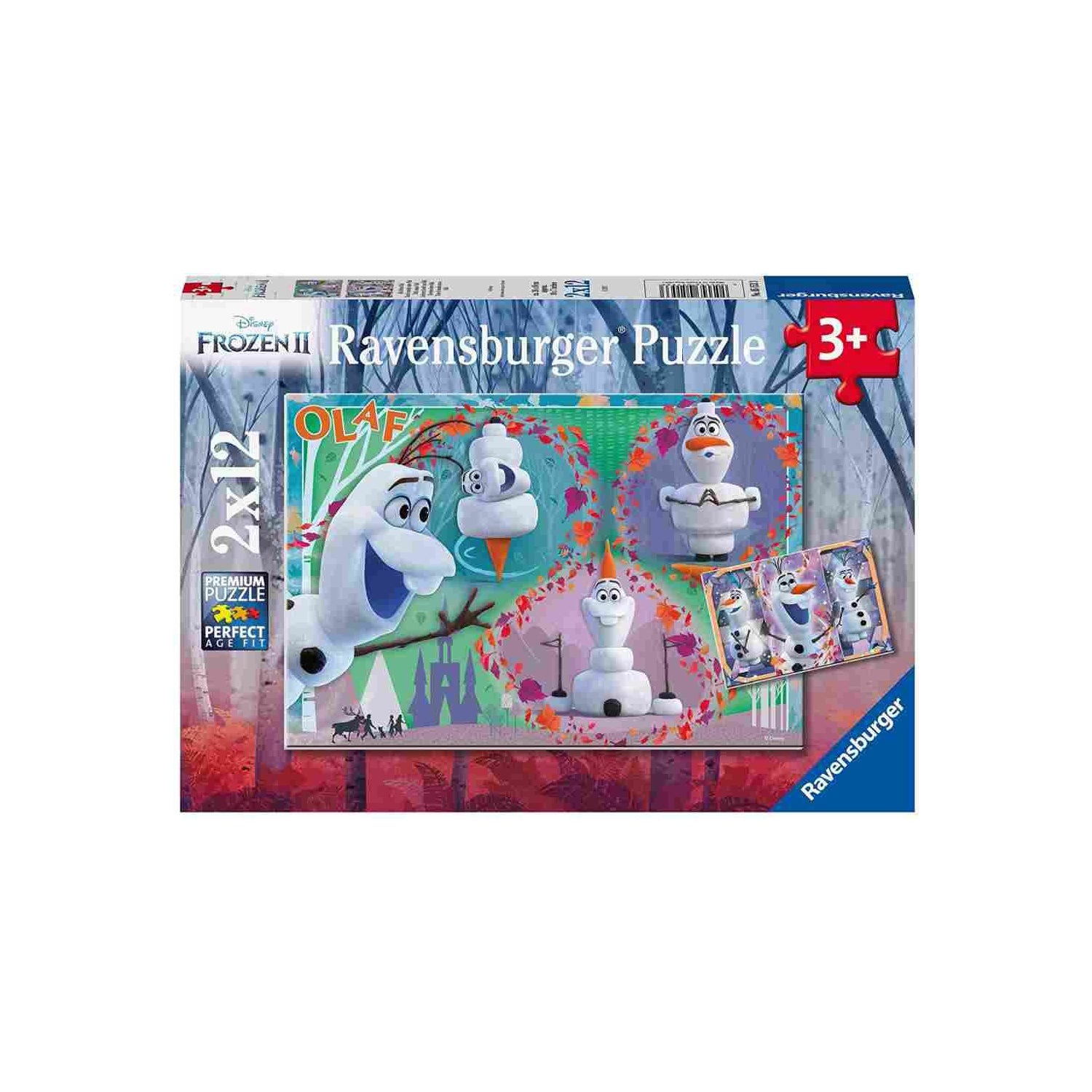 PUZZLE OLAF, 2x12 PIESE