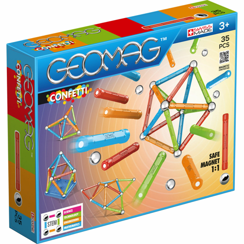 Geomag set magnetic 35 piese confetti, 351