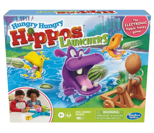 Joc hungry hungry hippos launchers, hasbro gaming e9707 Jocuri de Societate