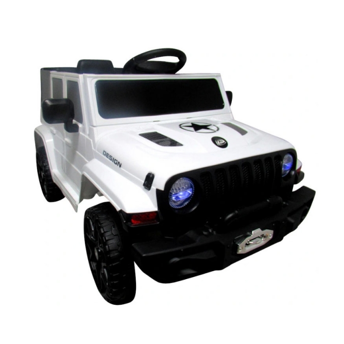 Jeep electric cu telecomanda cabrio r-sport f3 - alb