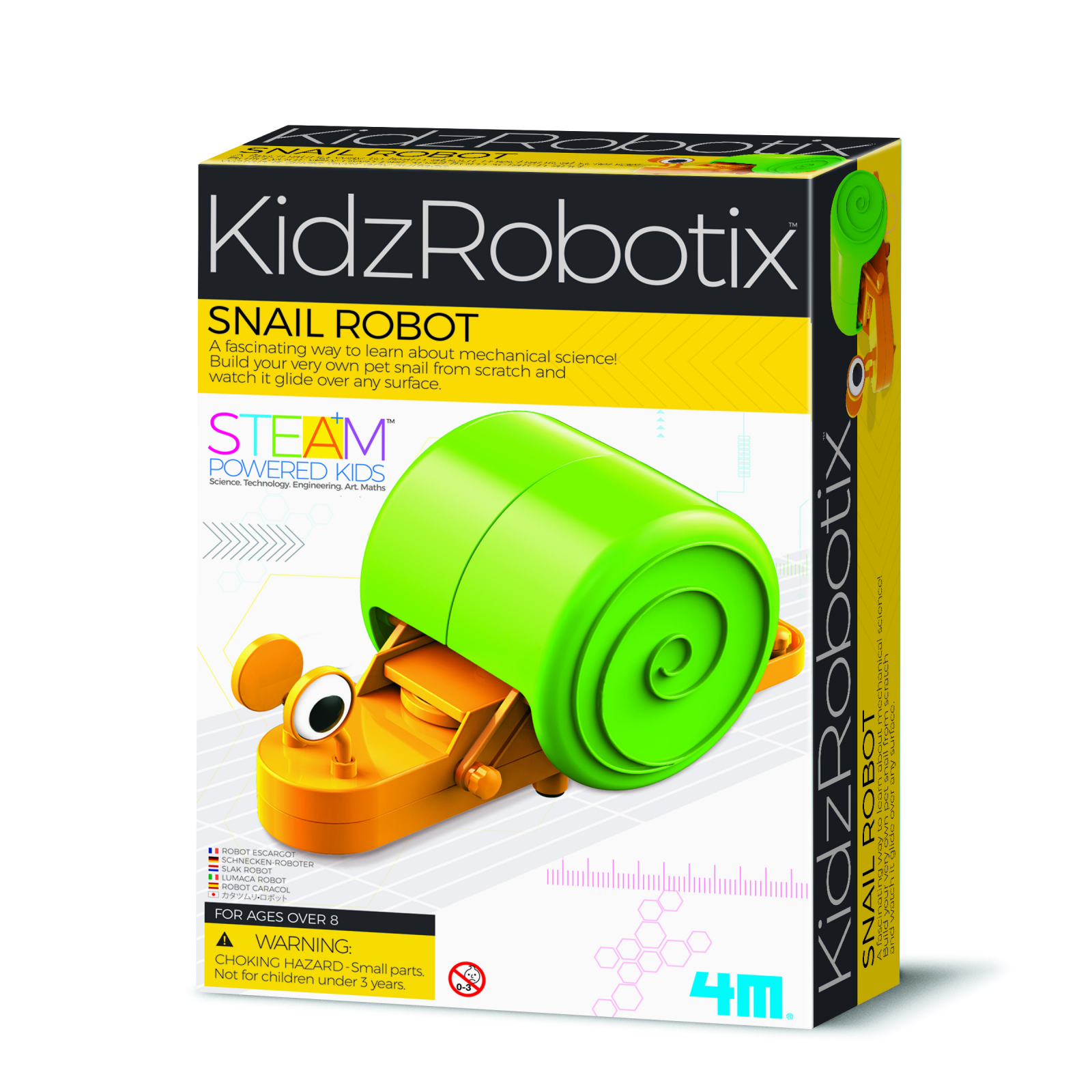Kit constructie robot - snail robot, kidz robotix image0