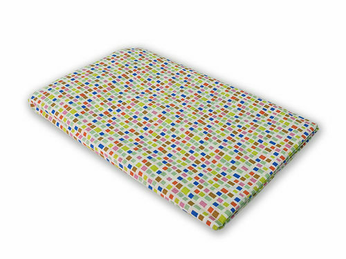 Cearceaf “mozaic”, kidsdecor, cu elastic, din bumbac - 60x85 cm