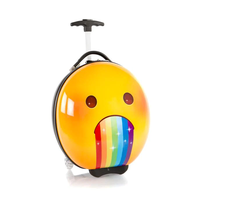 Troler copii calatorie ABS, Emoji Rainbow LOL, 41 cm, Heys