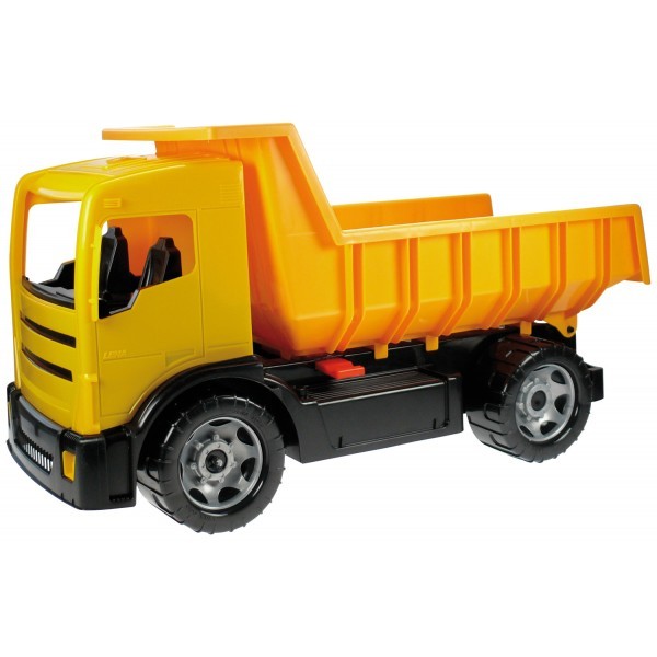 Camion Basculanta Pentru Copii Din Plastic Galbena Sustine 100 Kg Lena