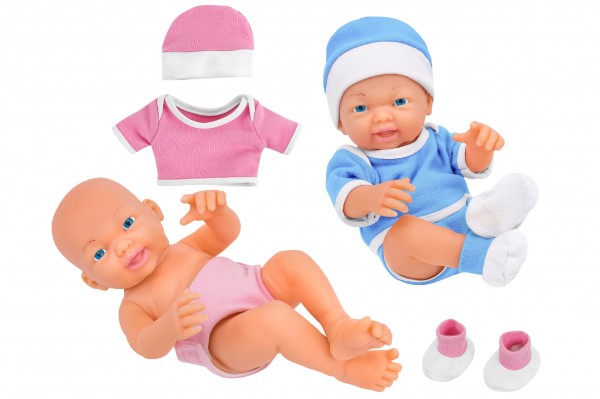 Papusa bebe Globo Bimbo Nou nascut 20 cm cu haine maternitate