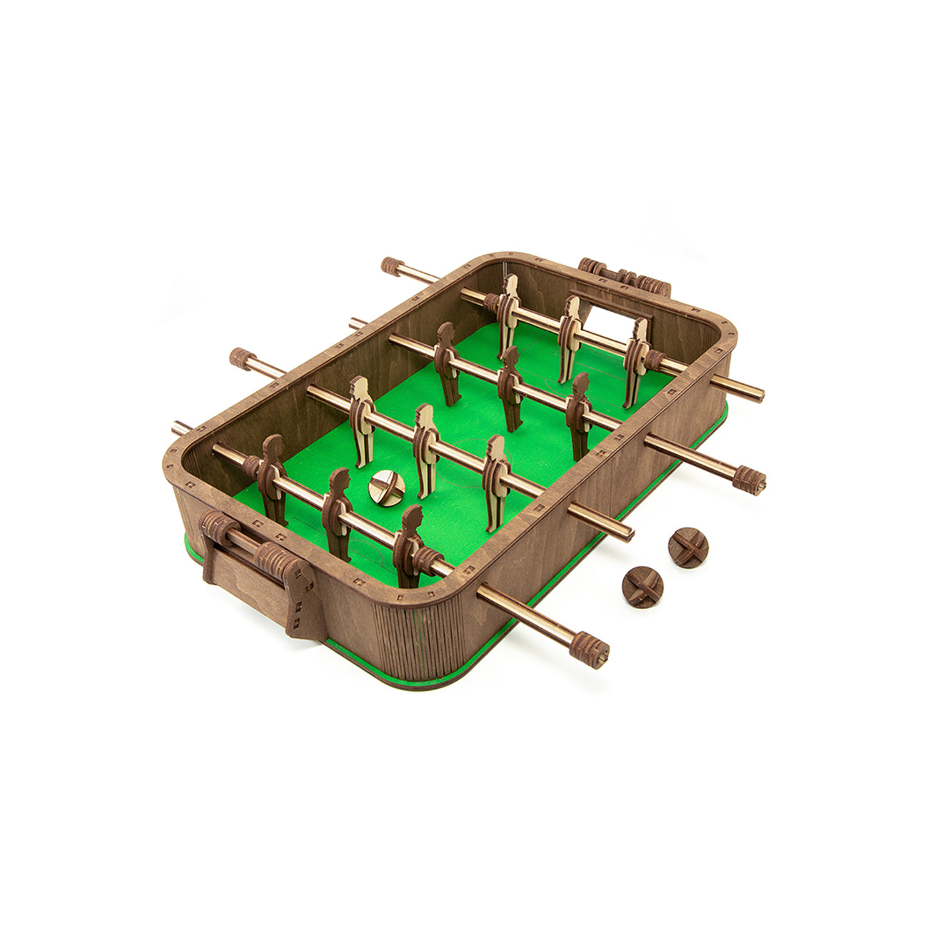 Kit din lemn de construit Table Footbal, 112 piese, EWA