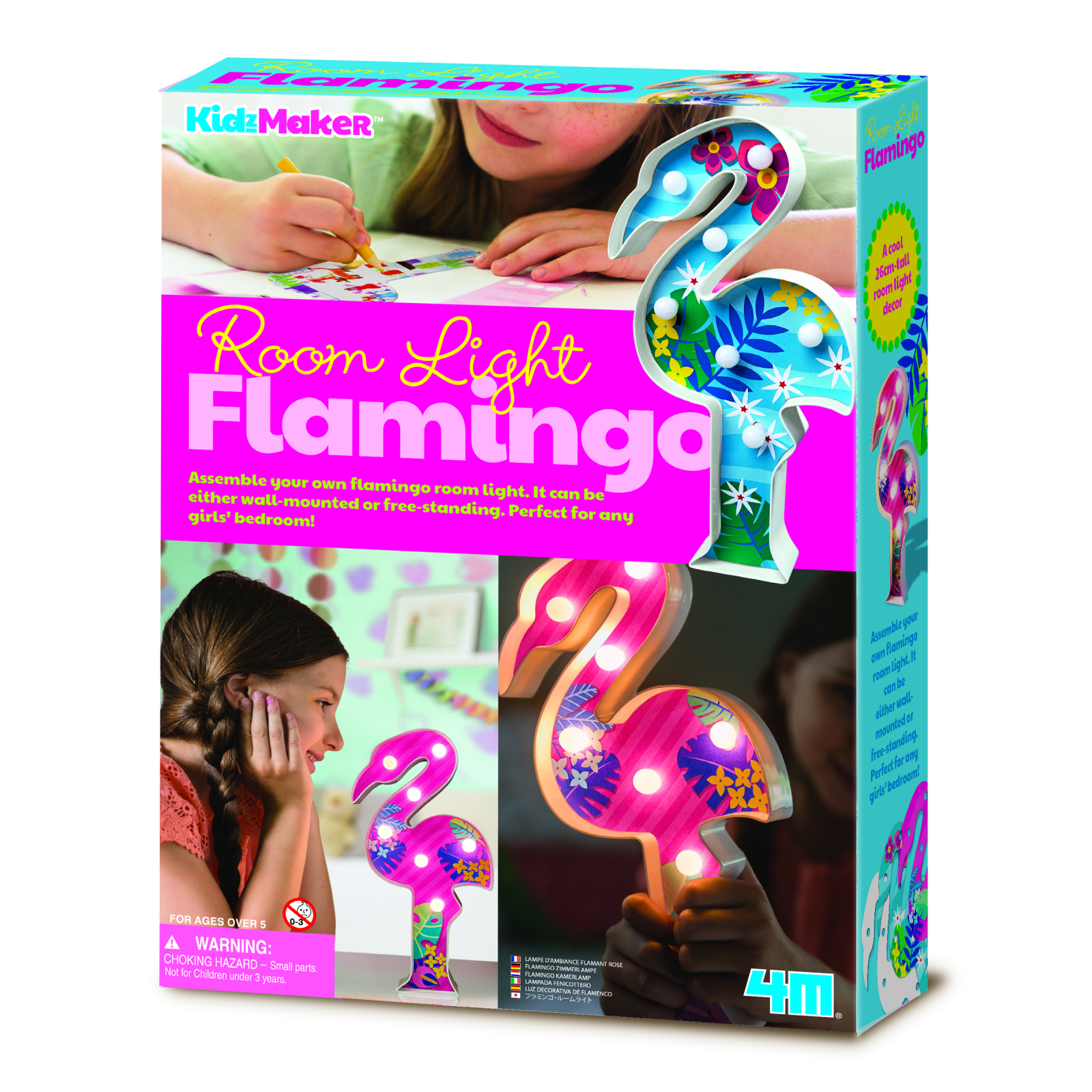 Set creativ diy - lumina pentru camera flamingo