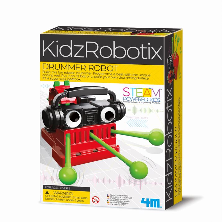 Kit constructie robot - drummer, kidz robotix