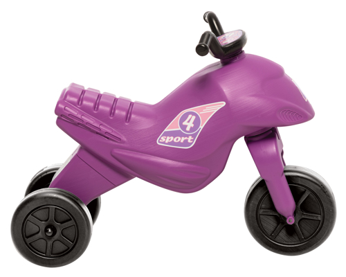 Motocicleta copii cu trei roti fara pedale mic culoarea mov