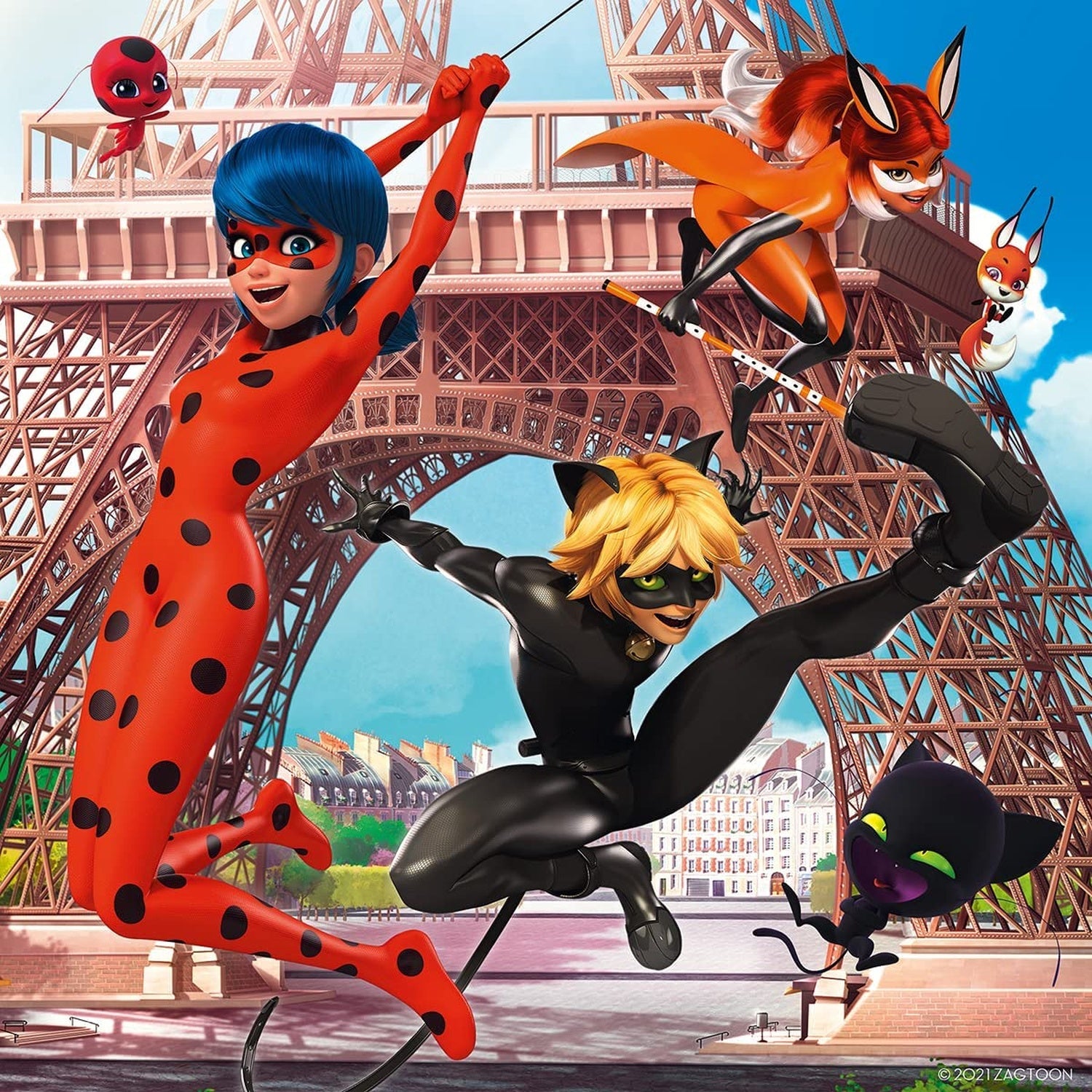 Puzzle miraculous, 3x49 piese