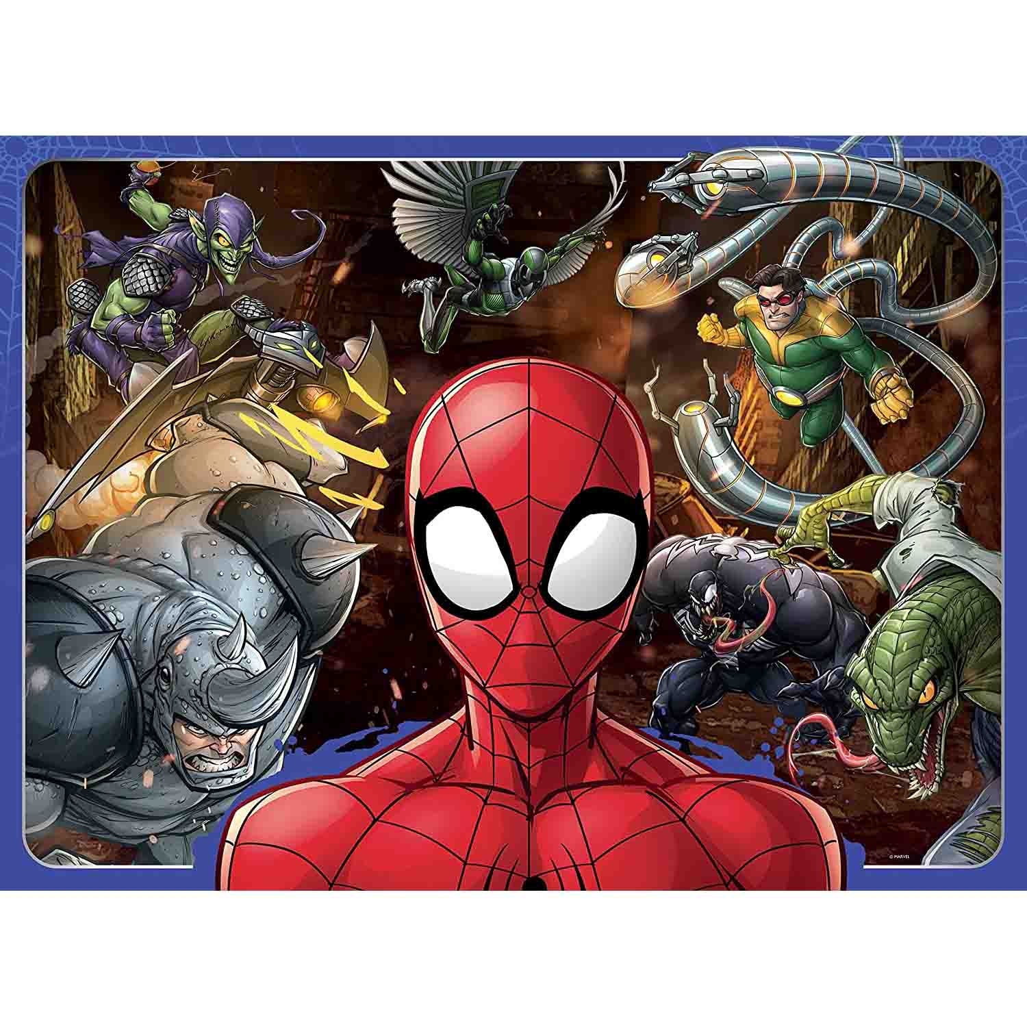 Puzzle spiderman si personaje, 100 piese