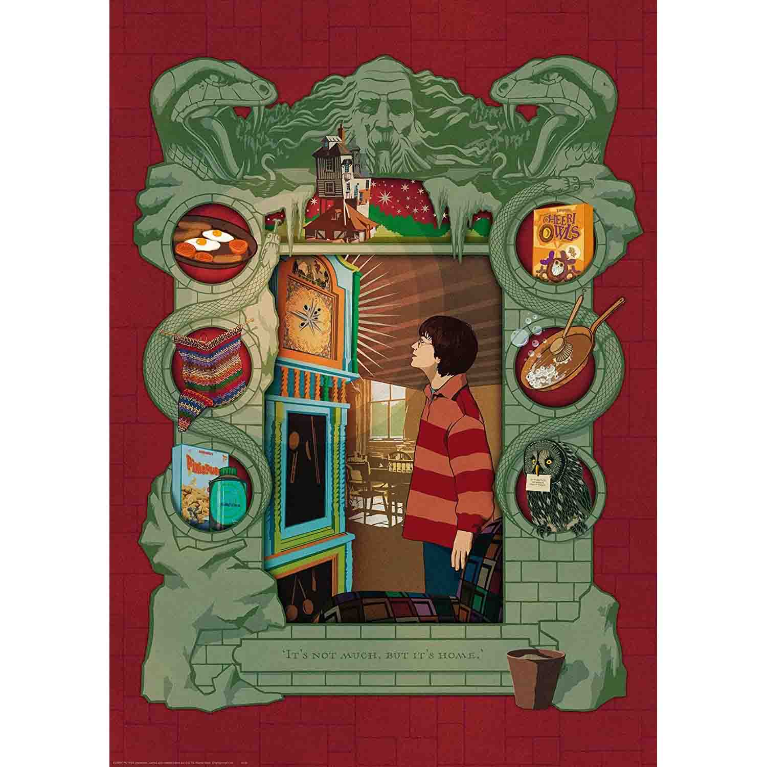 Puzzle harry potter acasa, 1000 piese