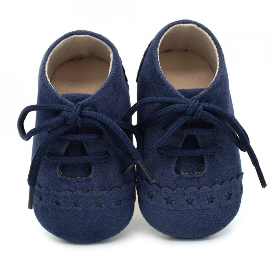Pantofiori eleganti bebelusi (culoare: bleumarine, marime: 6-12 luni)