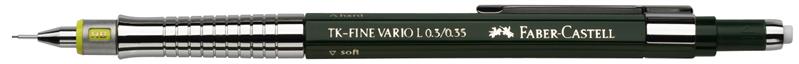 Creion Mecanic 0.35mm Tk-fine Vario L.3 Faber-castell 0.35 Mm