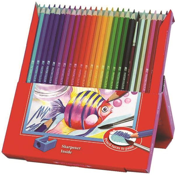Creioane Colorate Acuarela Cu Pensula Faber-castell 36 Buc Cu Pensula