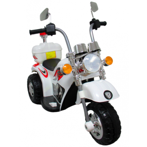 Motocicleta electrica pentru copii m8 995 r-sport - alb