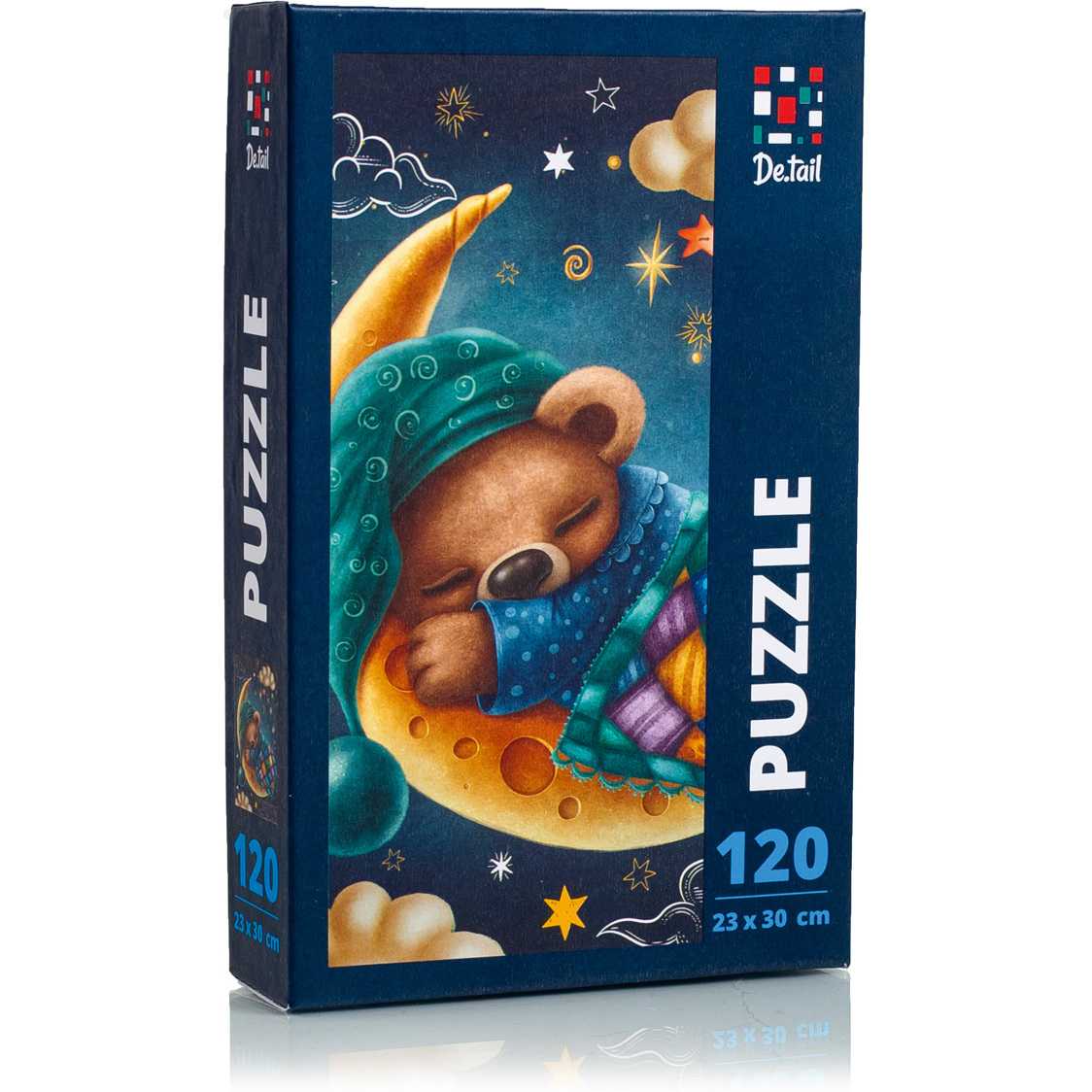 Puzzle Sweet baby bear, 23x30 cm, 120 piese De.tail DT100-05