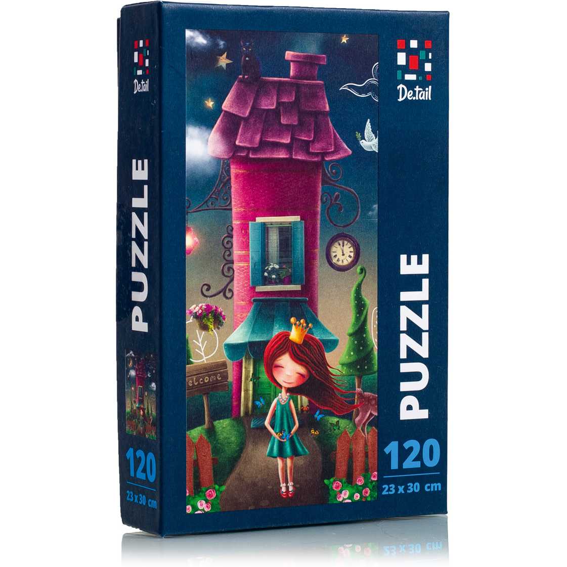 Puzzle Magic princess house, 23x30 cm, 120 piese De.tail DT100-08