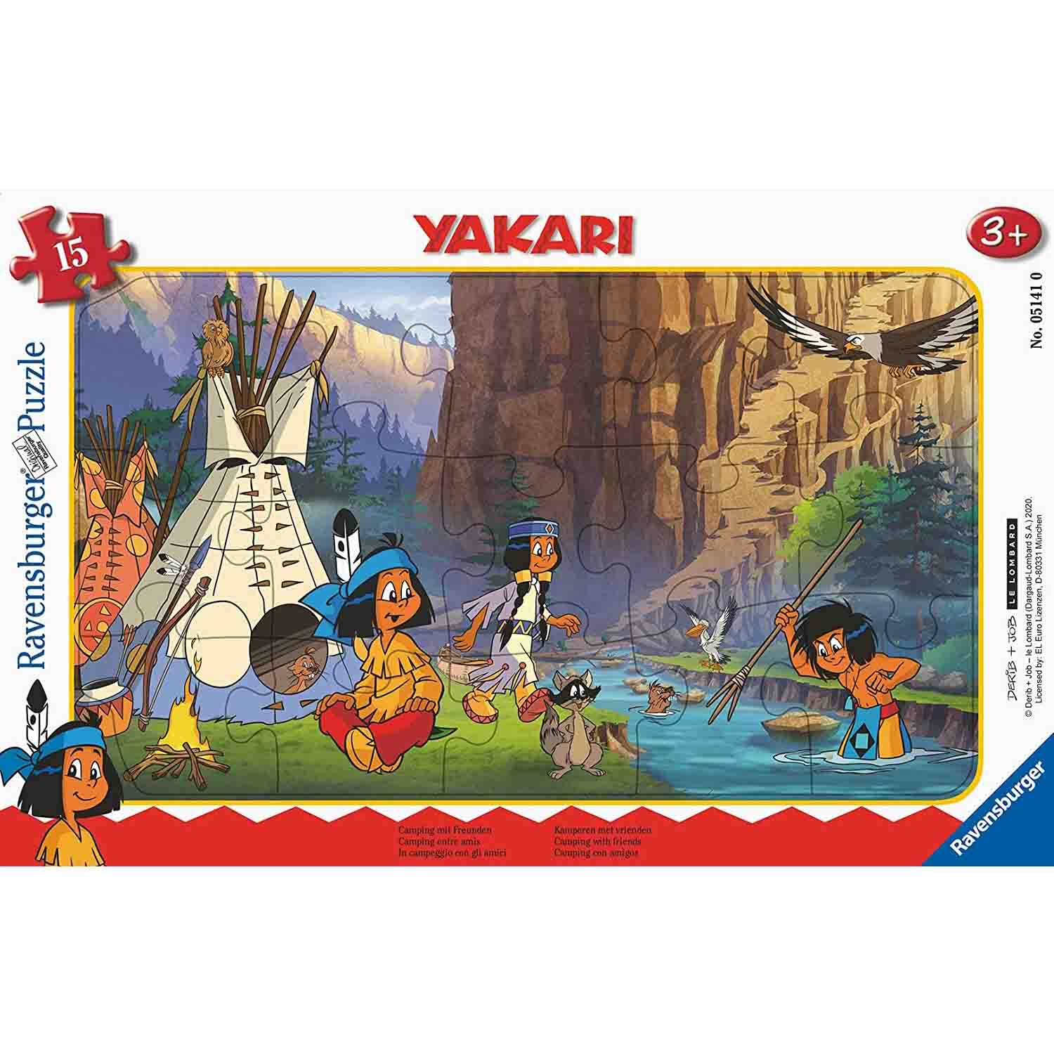 Puzzle tip rama yakari, 15 piese