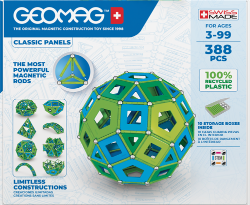 Geomag set magnetic 388 piese classic panels re cold masterbox, 191