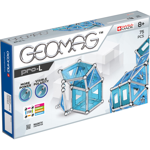 Geomag set magnetic 75 piese pro-l, 023