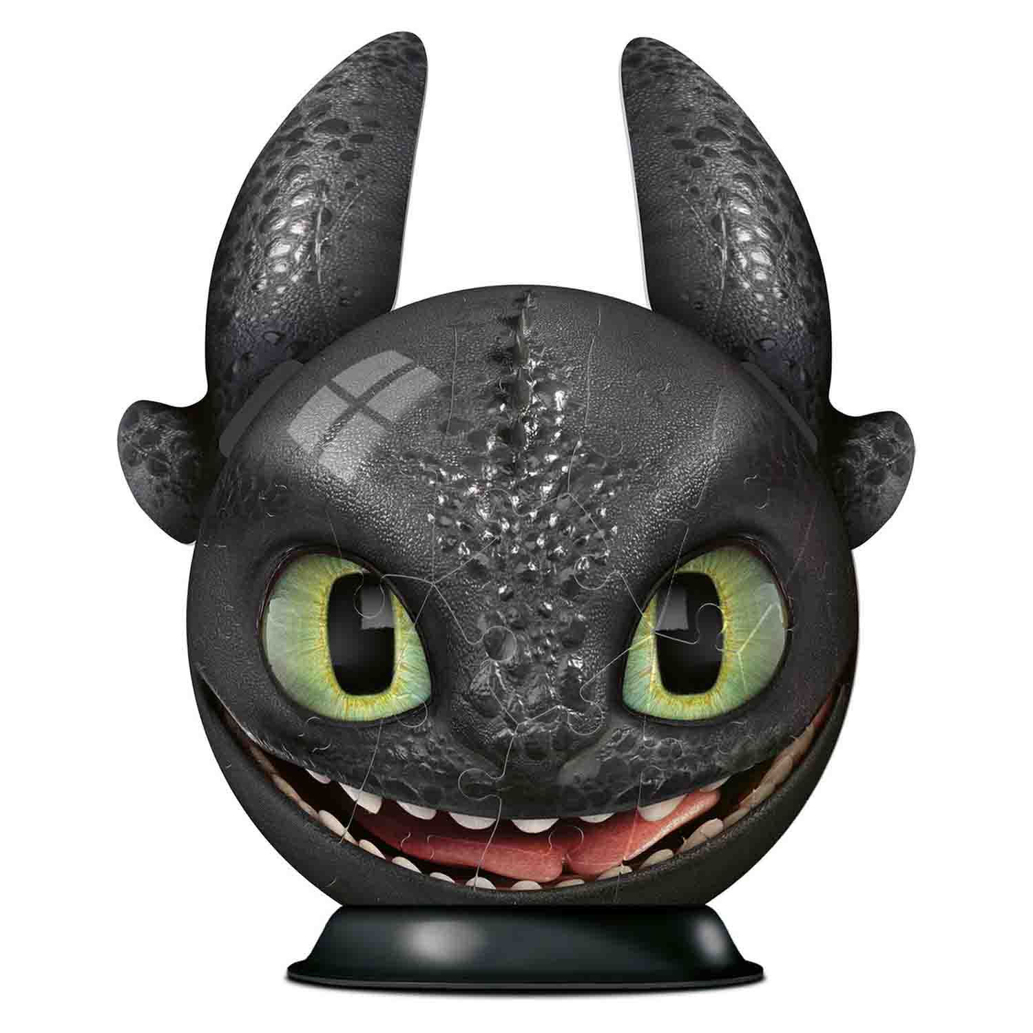 Puzzle 3d dragons iii_toothless, 72 piese