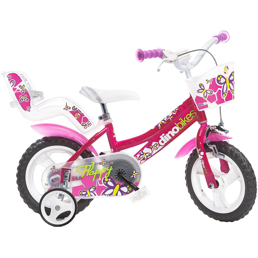 Bicicleta copii Dino Bikes 12` Flappy fuchsia