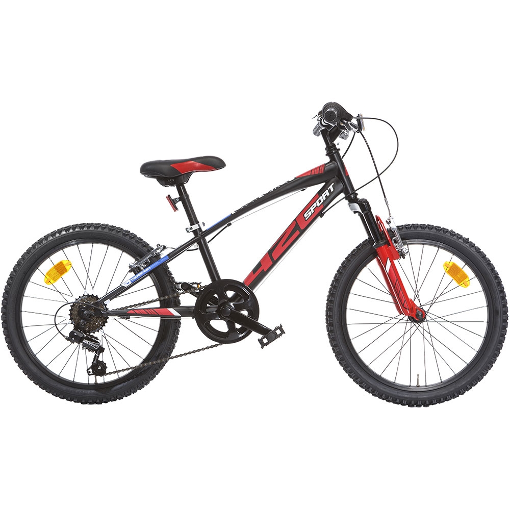 Bicicleta copii Dino Bikes 20` MTB baieti Sport negru cu 6 viteze si suspensie bekid.ro imagine noua