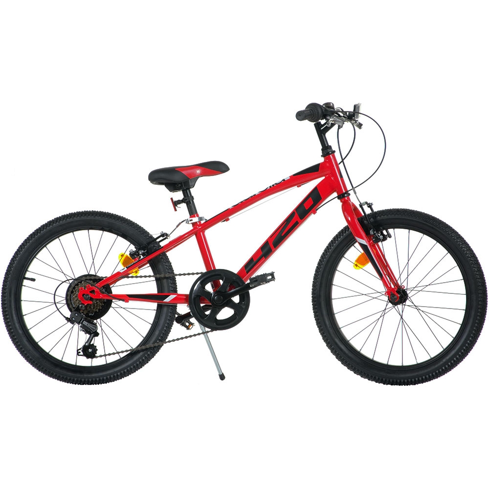 Bicicleta copii Dino Bikes 20` MTB baieti Sport rosu cu 6 viteze bekid.ro imagine noua