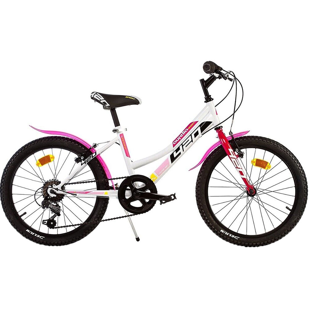 Bicicleta copii Dino Bikes 20` MTB fete Sport alb cu 6 viteze bekid.ro imagine noua