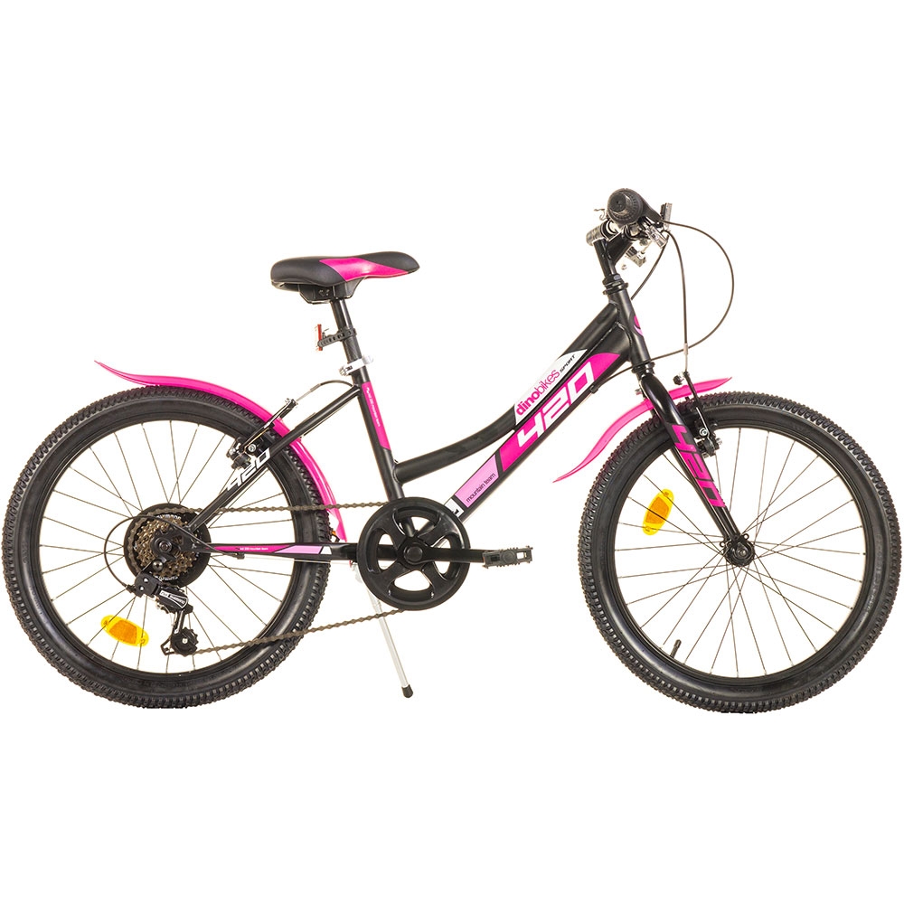 Bicicleta copii Dino Bikes 20` MTB fete Sport negru cu 6 viteze bekid.ro imagine noua
