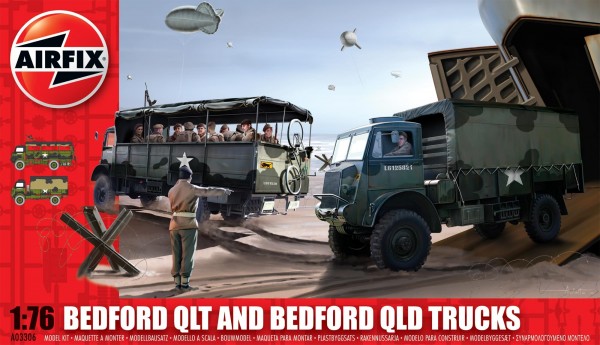 Airfix Bedford Qlt And Bedford Qld Trucks