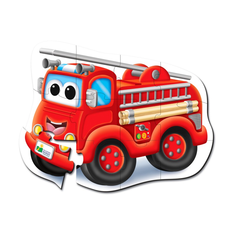 Primul meu puzzle de podea - camion de pompieri