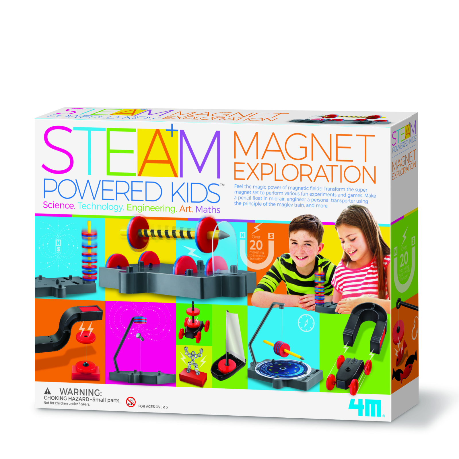 Kit stiintific - explorarea magnetica, steam kids