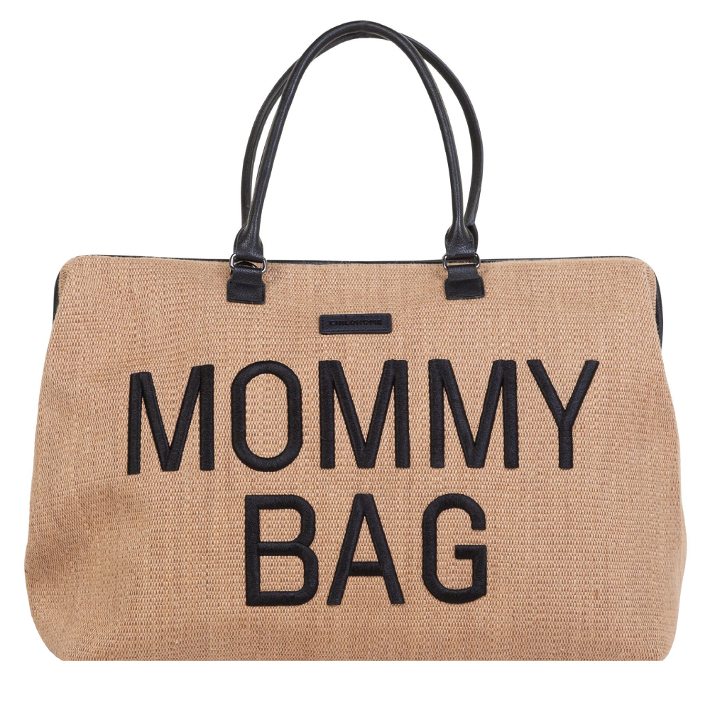 Geanta de infasat Childhome Mommy Bag Raffia