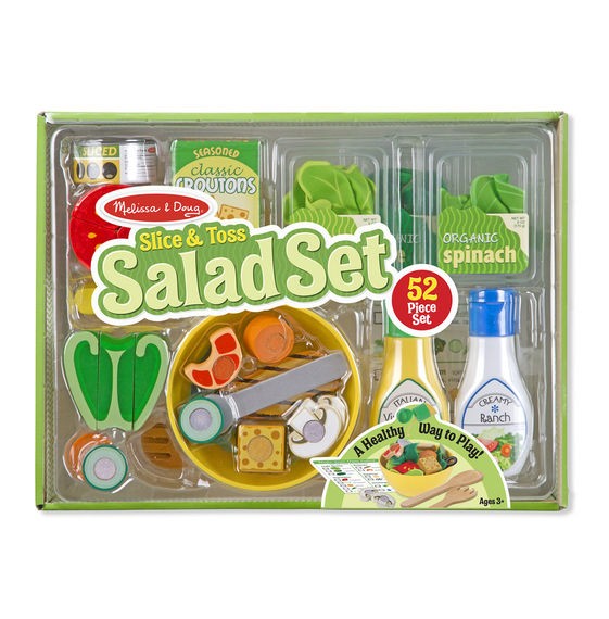 Set de joaca din lemn Salate delicioase Melissa and Doug buy4baby.ro imagine noua