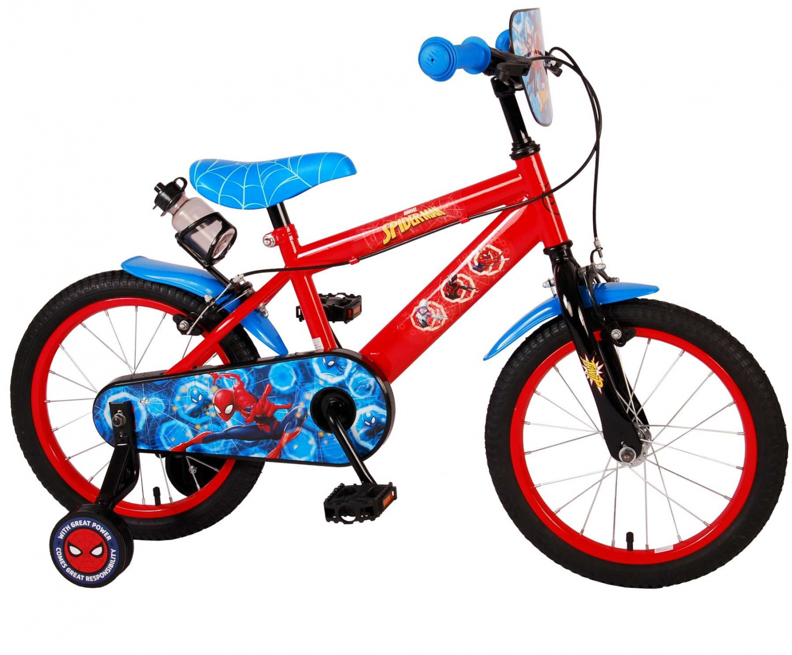 Bicicleta copii, baieti, Ultimate Spiderman, 14 inch, Volare