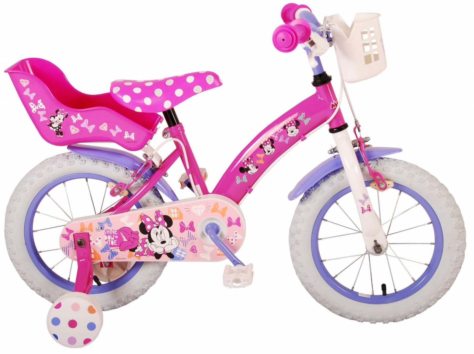 Bicicleta copii, fete, Minnie Cutest Ever,12 inch, Disney