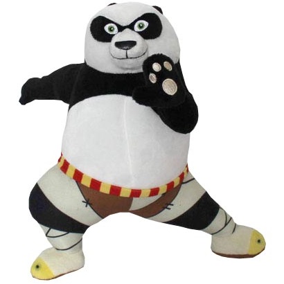 Jucarie din plus kung fu panda 3 in actiune, 20 cm
