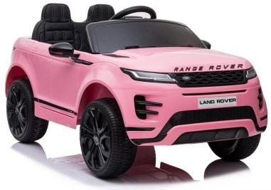 Masina electrica pentru copii, range rover roz, leantoys, 6594
