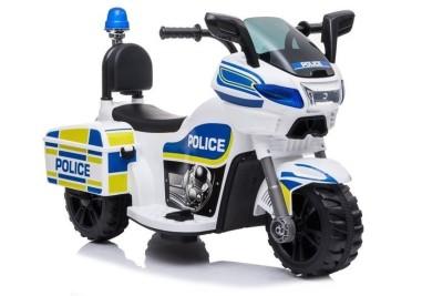 Motocicleta electrica de politie, pentru copii, tr1912, leantoys, 6577