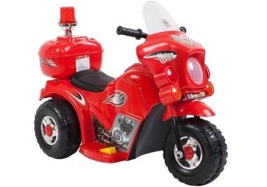 Motocicleta electrica pentru copii, ll999, leantoys, 5722, rosie