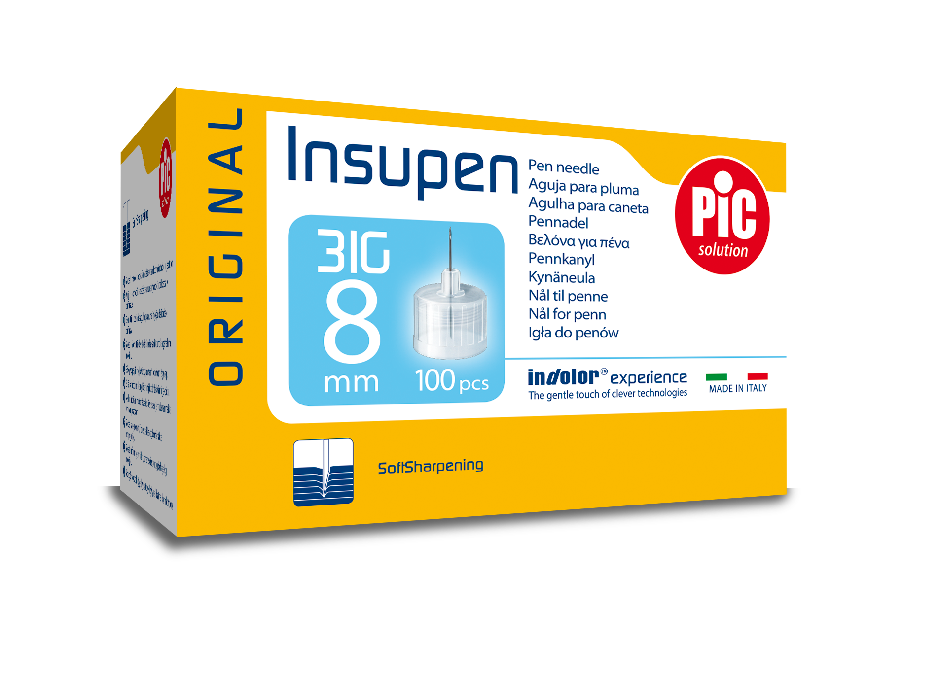 Ace insulina 31g x 8mm insupen pic solution