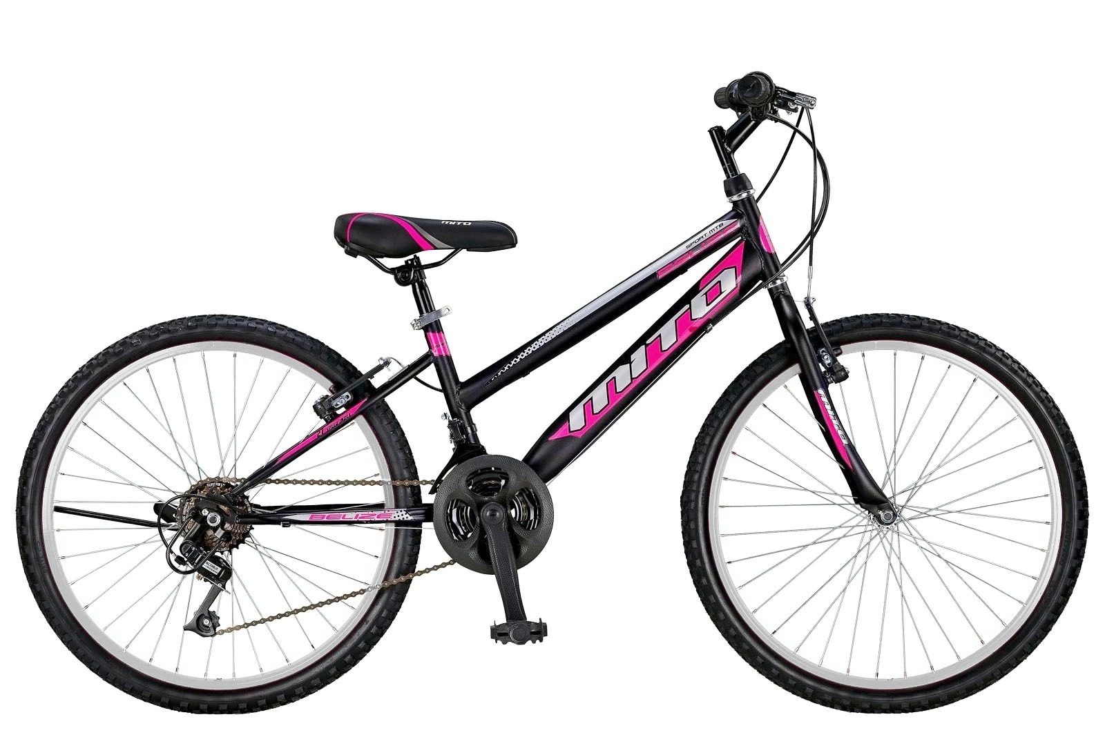 Bicicleta mtb-ht 24 mito belize, antracit roz