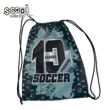 Sac sport, soccer 46x35.5 cm, s-cool, multicolor