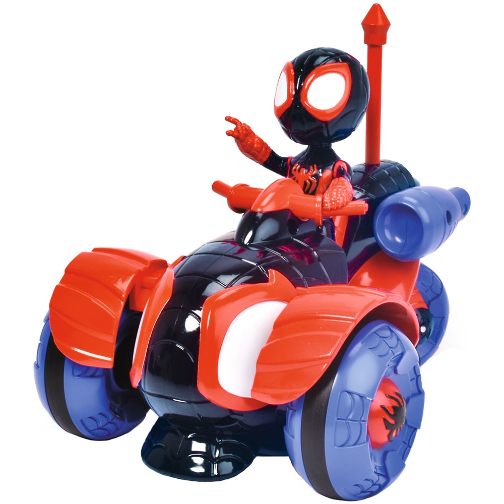 Masina Jada Toys RC Miles Morales Techno-Racer 1:24 17 cm cu telecomanda